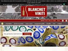Tablet Screenshot of blanchetviniti.com